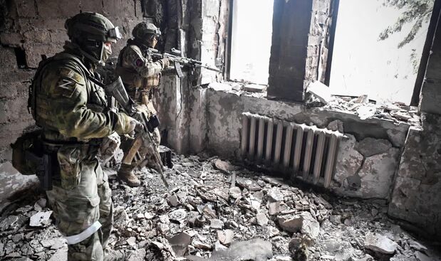 Image accompanying the article on Sen. Ruben Gallego's claim that Ukraine is winning the war against Russia.
